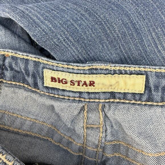 Big Star Jeans Women's 28R (6) Blue Straight Leg Low Rise Normcore Preppy - Picture 7 of 16